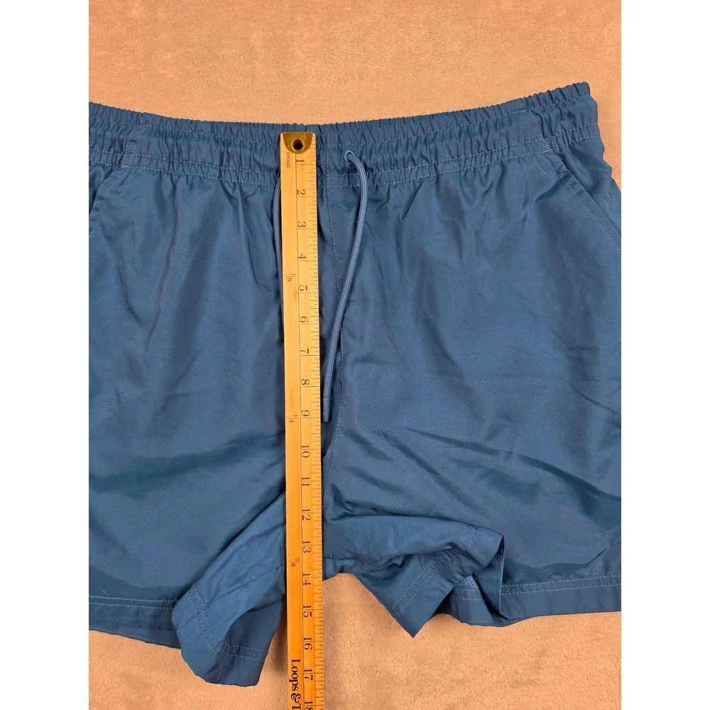 Jordan Swim Shorts Mens XL Blue Jumpman Mesh Lined Pockets Drawstring